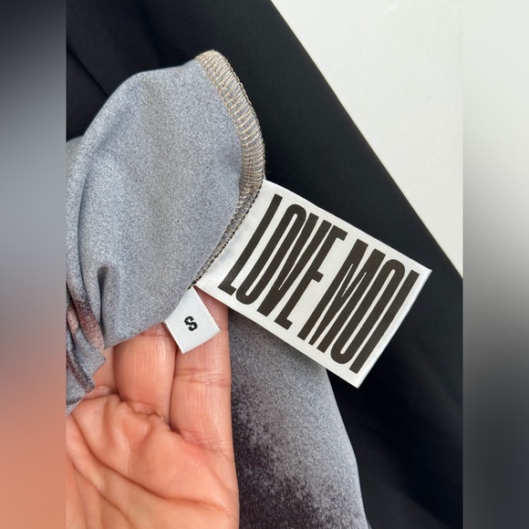 Jean Paul Gautier The Long Ebony Body Tattoo Dress Dark Nude Size S - Picture 13 of 16